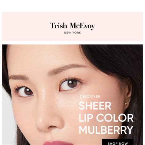 Trish McEvoy Sheer Lip Colour in Mulberry .